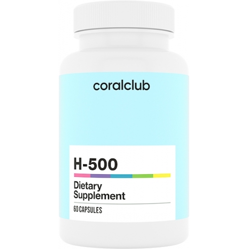 Energía: Antioxidante H-500, 60 cápsulas (Coral Club)